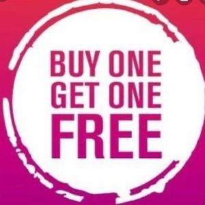 Everything in my closet is buy one get one free!
